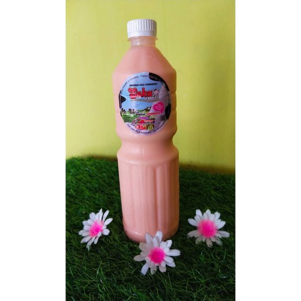 Yogurt Botol 1000ml Rasa Jeruk